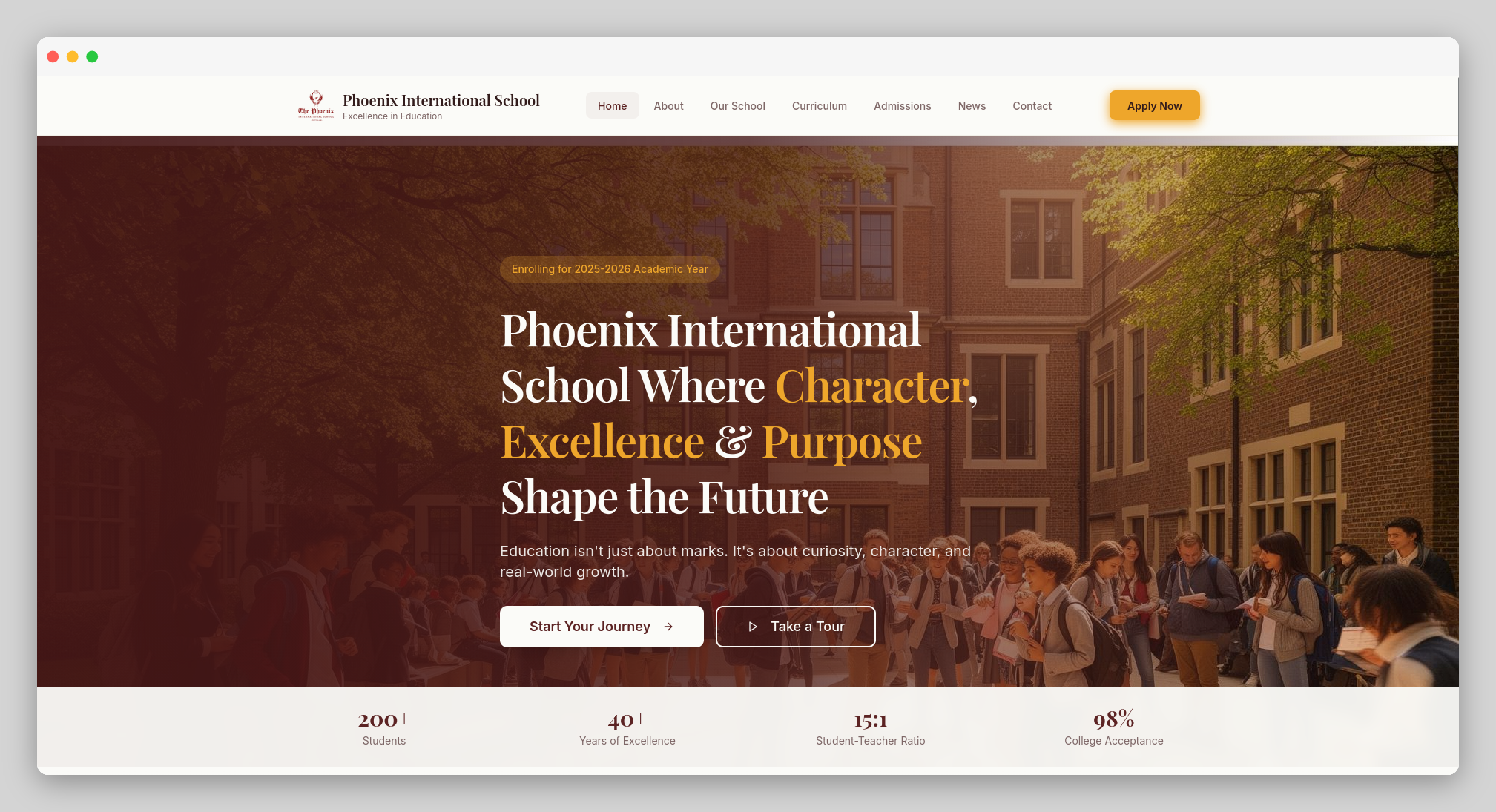 Phoenix International School -Homepage